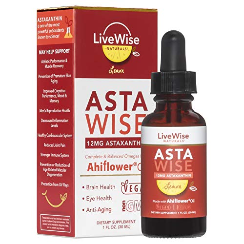 Asta Wise - 12mg Astaxanthin - Premium Antioxidant - Supports Eyes, Joints, & Skin
