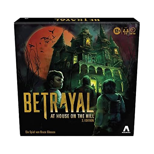Hasbro Betrayal at House on The Hill, tercera edición, juego de mesa cooperativo para mayores de 12 años, de 3 a 6 jugadores, 50 escenarios de fantasmas multicolores y de talla única (alemán) | Ya disponible en tu tienda friki favorita! En mundofriki.es!