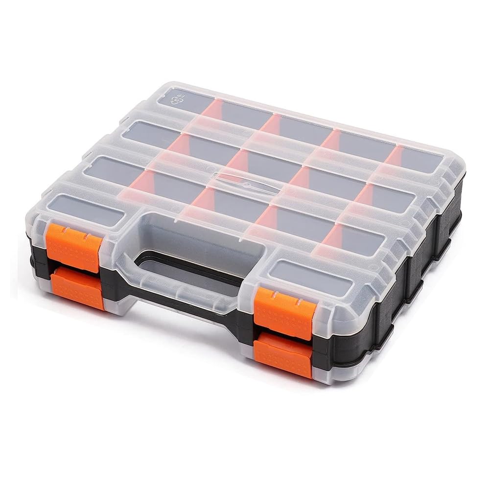 Kahdsvby Piece Double Sided Tool Organizer Hardware Tool Accessory Box Parts Box Tool Box Size 1