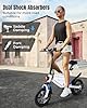 ANCHEER 14" Folding Electric Bike, 500W Max Motor, 22MPH Ebike, Triple Shock Absorber, 48V 374Wh Battery Up to 45 Miles, Brake Taillight,Cruise Control, Electric Bicycle for Adults, UL 2849 Certified #3