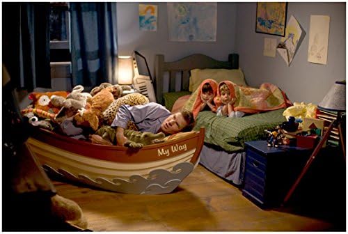 Yours, Mine, and Ours Dennis Quaid as Frank Beardsley in kids boat-shaped bed 8 x 10 Inch Photo