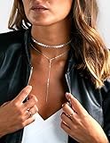 cute chokers for summer  Boho Silver Necklace Chain Choker Cute Drop Chain