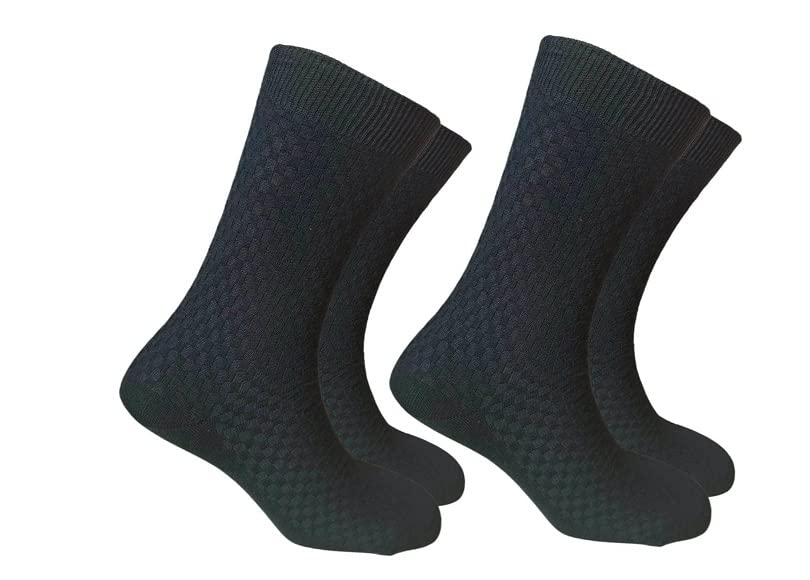 men's & women premium army dark green mid claf length cotton socks/pack of 2 pairs-image-9
