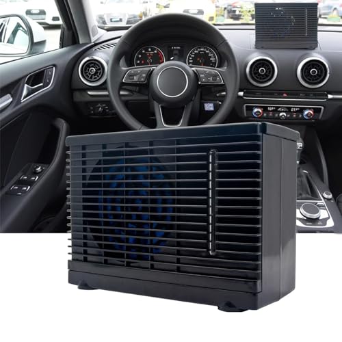 Baceyong Aire acondicionado por evaporación, 12 V, aire acondicionado portátil para casa y coche, enfriador con agua y hielo