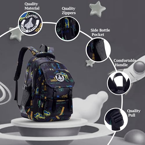 Image of Tinytot 30 Litre Waterproof School Backpack Bags for Women - Large 19 Inch Laptop Bag for Boys &Girls 12+ Years, College Bag for Girls and Boys, Men, Women - Ideal for Office, Travel, School, College