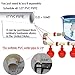 Complete Set Pipeline Automatic Chicken Nipple Waterer Cups and 1/2