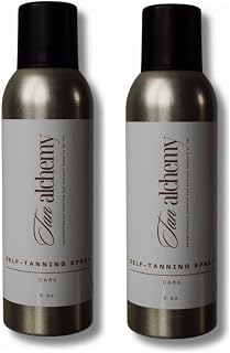 Tan Alchemy U Tou Can Tan Dark Self Tanning Aerosol Can,Unscented, No Mitt (2-8 oz)