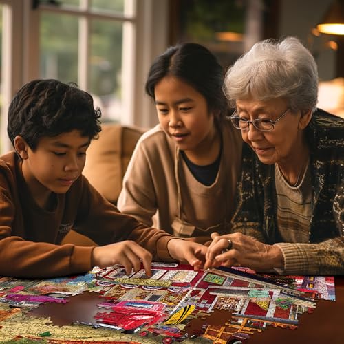 Rompecabezas de 1000 piezas para regalar a abuelos y adultos 5