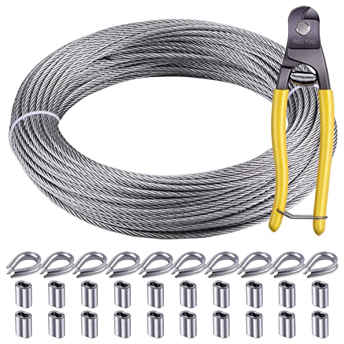 RECTOO 1/8 Stainless Steel Cable System