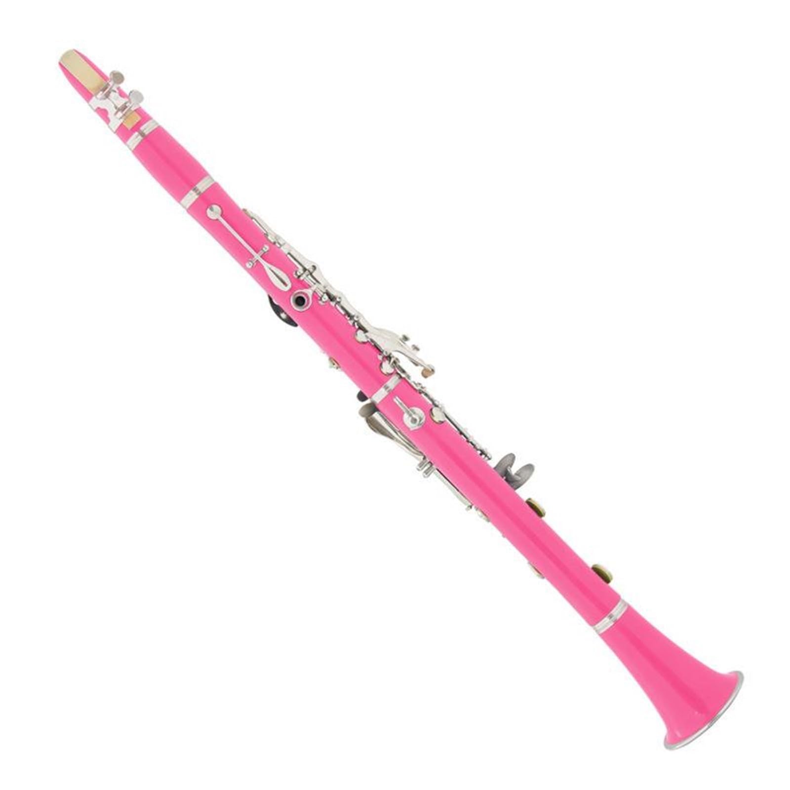 Instrumenty klarnetowe Instrument Muzyczny Klasy Wykonawczej Klarnet Różowy Klarnet Instrument Muzyczny Klarnet