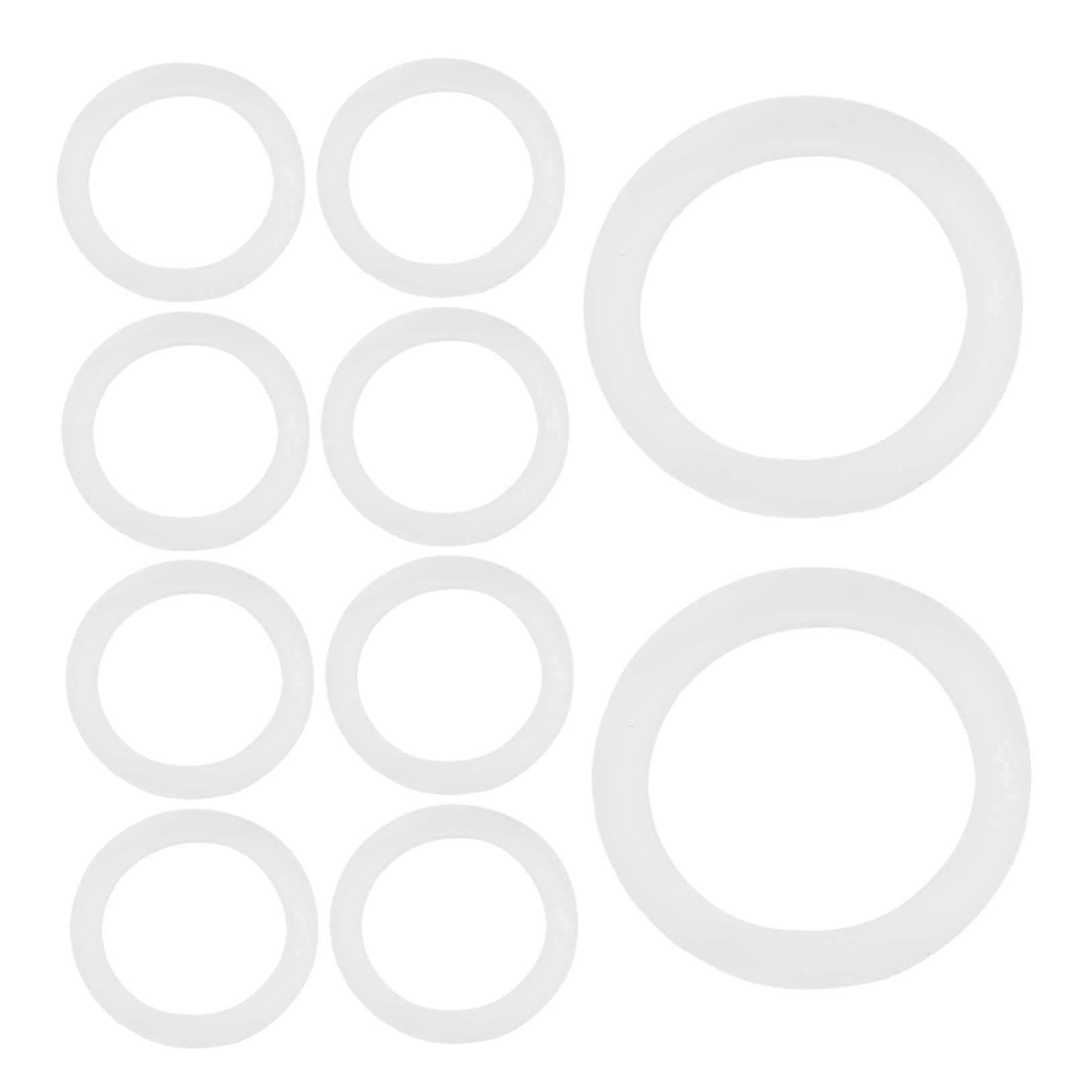 GRIRIW Hot Dog Machine Accessories 10pcs Grease Separator Rings Sausage Machine Gear Chain Barbecue Grill Tool Kit