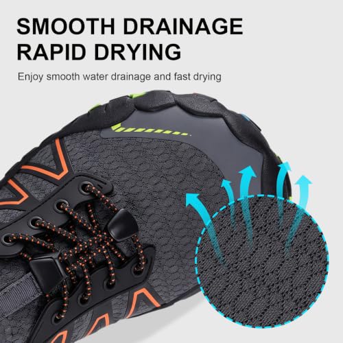 Image of Hike Barefoot Shoes Women Men Non-Slip Healthy Breathable Fashion Trail Running Womens Mens Wide Toe Zero Drop Water Shoe