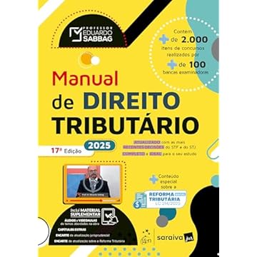 Capa do livro Manual de Direito Tributário