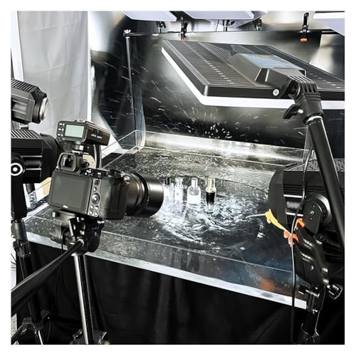 Réservoir d'eau de studio photo pour immortaliser les cosmétiques