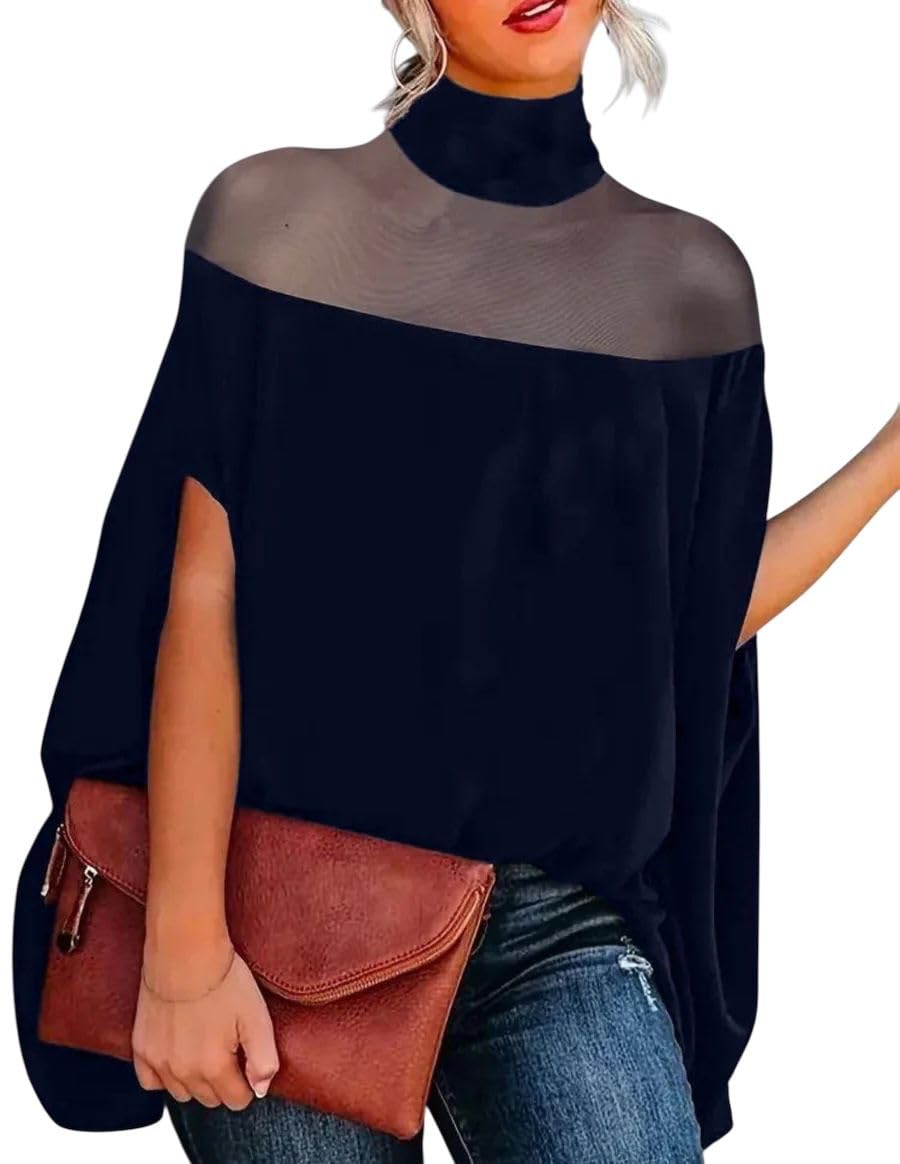 Chandail ange bleu taille 40 le pull doux qui ne pique pas la peau - 2