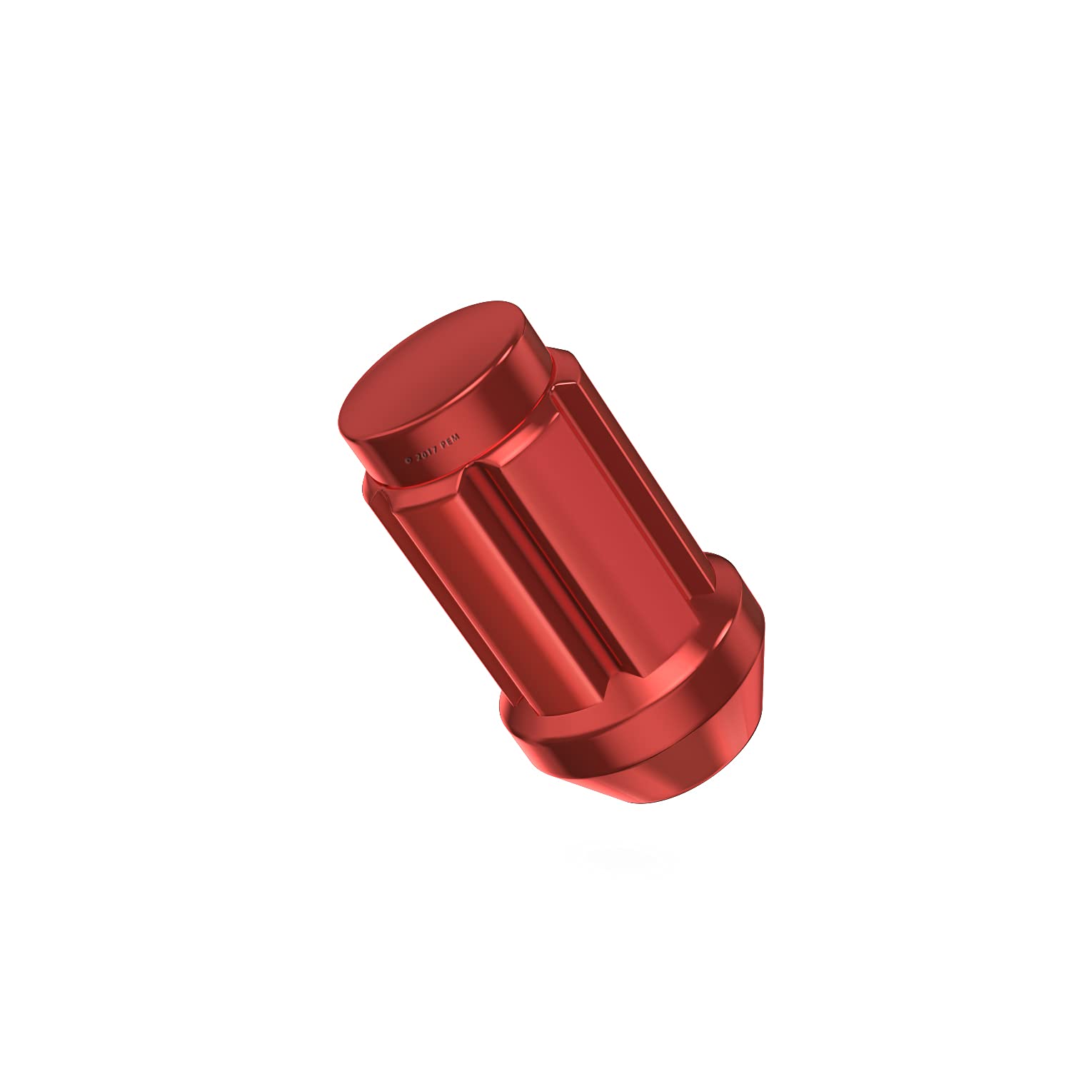 20pcs Red Spline Drive Lug Nuts - 12x1.5 Threads - 1.4 inch Length - Cone Seat - Includes Socket Key Tool - Compatible with Acura Chevy Honda Lexus Mazda Scion Toyota Hyundai Tuner