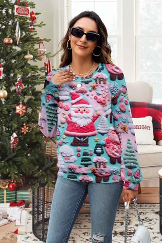 Ugly Christmas Sweatshirt Women Merry Christmas Pullover Funny Animal Tops | Vilove Ugly Christmas Sweatshirt Women Merry Christmas Pullover Funny Animal Graphic Tops Causal Hoodie 6 Ugly Christmas Sweatshirt Women Merry Christmas Pullover Funny Animal Tops | Vilove Ugly Christmas Sweatshirt Women Merry Christmas Pullover Funny Animal Graphic Tops Causal Hoodie - Image 7