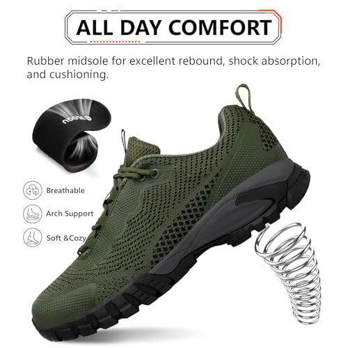 Image of LEDINEY Hiking Shoes Women Waterproof Lightweight for Trail Trekking Camping Outdoor