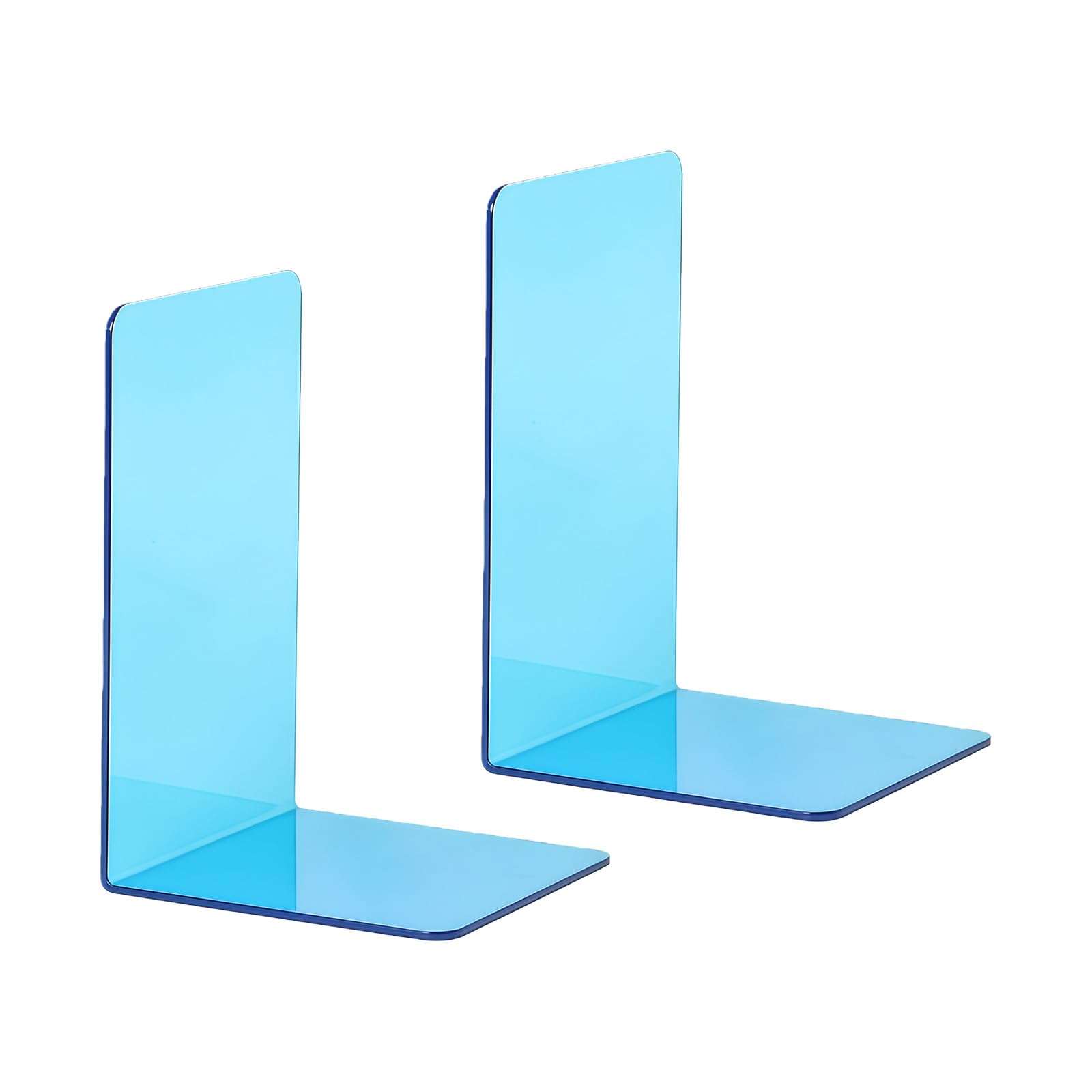 Clear Books Stand for Display Elegant Acrylic Bookends Book Display Stand Bookshelfs for Displaying Books, Music Sheets Book Organizers Bookshelf