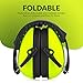 MEDca Hearing Protection Ear Muffs - Lime Green Hearing Protection and Noise Cancelling Reduction Safety Ear Muffs, Fits Children and Adults, Perfect for Shooting, Hunting, Woodworking and More