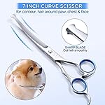 Gimars 6 in 1 Professional 4CR Stainless Steel Safety Round Tip Dog Scissors for Grooming, Heavy Duty Titanium Coated… - Image 4