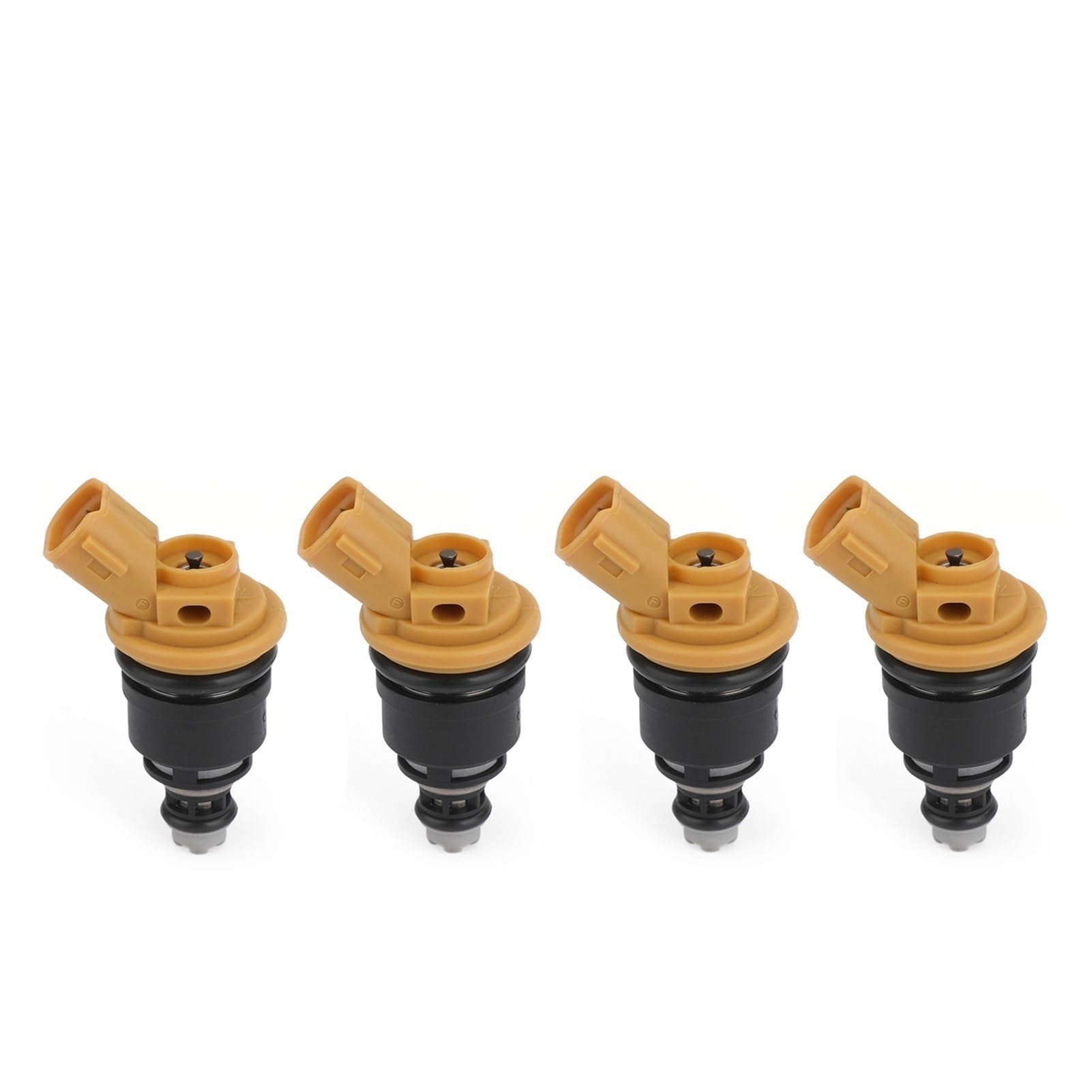 Baoquan One Color Car Fuel Injectors 4Pcs 550Cc Yellow Side Fuel Injectors 16600-Aa170 For