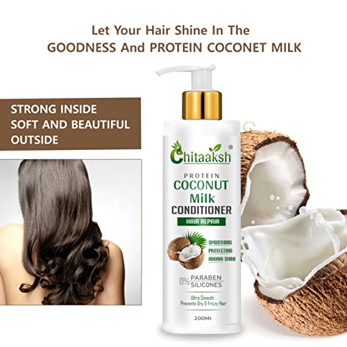 Image of Coconut Milk Conditioner For Smooth & Shine Hair Combo Kit - 200 ML of Each (1 Items in The Set)