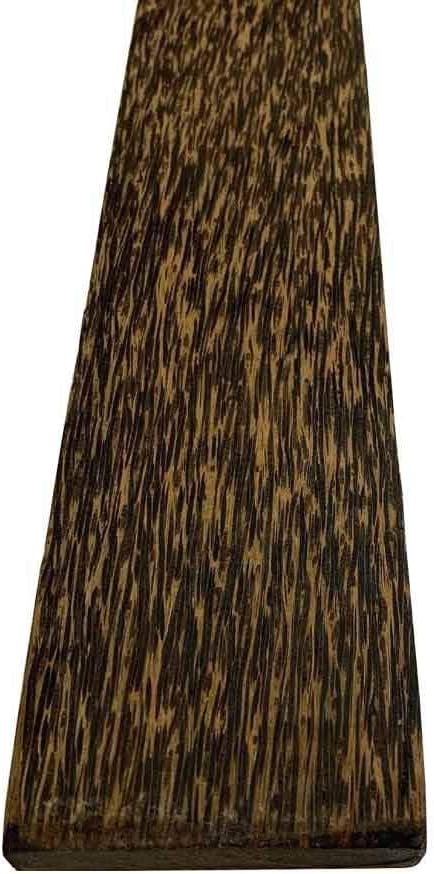 Exotic Wood Zone Black Palm Wood - 1/8" x 3" x 24" Thin Stock Lumber Board for DIY Craft Supplies, Woodworking Materials, Woodworking Projects, Furniture Making, Woodturning, Carvings & Decor