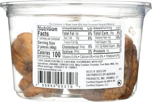 Image of Aurora Products Organic Extra Large Turkish Figs, 10 oz