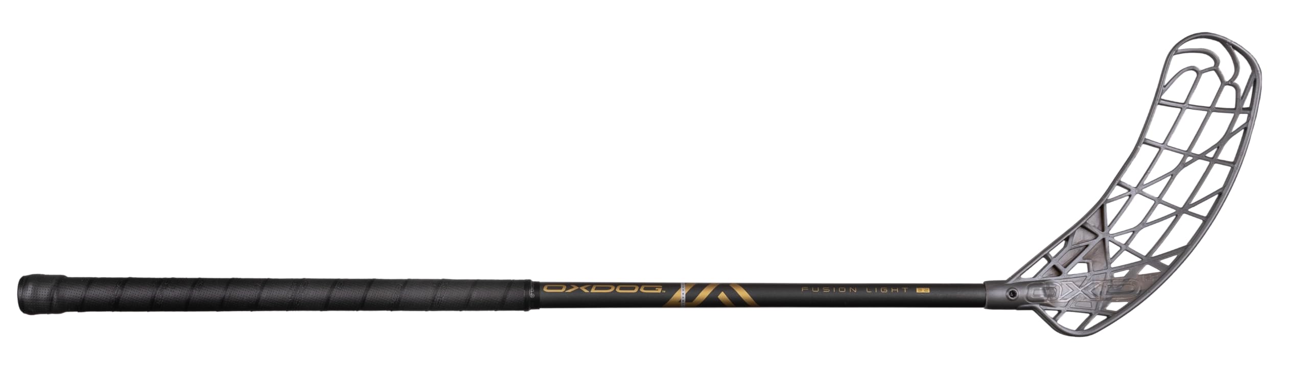 Oxdog | Floorball Schläger Unihockey Stock - Fusion Light 32, mit IFF Zertifikat, Gebogene Schaufel für optimale Ballkontrolle,