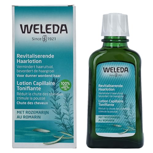 Lotion capillaire romarin Weleda de 100 ml pour le soin quotidien des cheveux