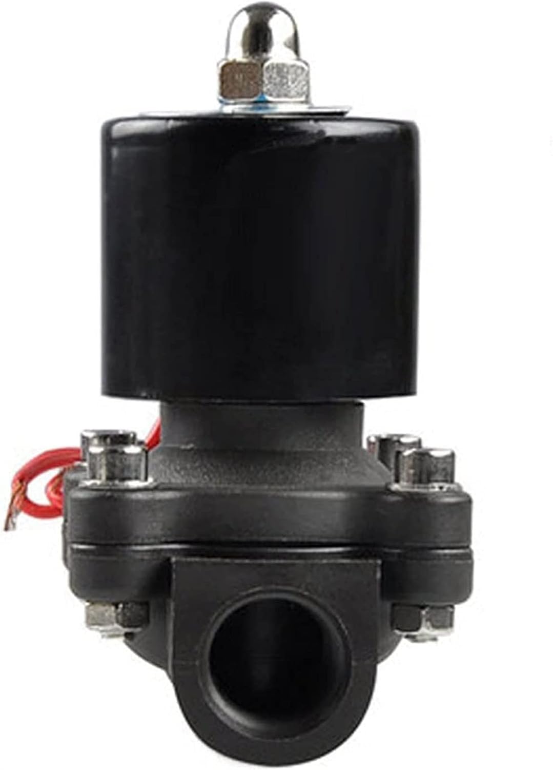 Electric Solenoid Valve Water Air Normally Close 2Way 1-1/4 Inch 2W320-32 Engineering Plastic Body Electromagnetic DC12V 24V AC220V Useful(AC 220V)