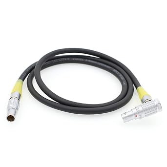 Right Angle FHG 1B 7 pin to FGG 7pin Preston Motor Cable for MDR-3 MDR-4 DM1X DM5
