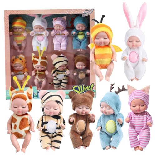 Perfetto: queste piccole bambole sono ottimi regali per Natale, Ringraziamento, compleanni, baby shower, festa dei bambini e altre occasioni speciali..Sono coinvolgenti, divertenti e supportano lo sviluppo sociale ed emotivo attraverso il gioco.