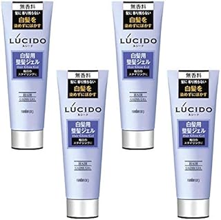 MANDOM(マンダム) 【まとめ買い】LUCIDO (ルシード) 白髪用整髪ジェル 130g ×4個