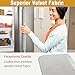 Refrigerator Door Handle Covers, Set of 5, Non-Slip Appliance Handle Covers, Washable Fridge Handle Covers, Keep Your Kitchen Clean, Freezer Microwave Oven Dishwasher Handle Protector(Light Gray)
