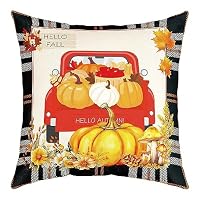 AACORS Federa Per Cuscino Halloween 40x40 Cm - Design Zucca, Jack-O-Lantern E Pipistrelli - Decorazione Divano, Letto, Festa A Tema - 5