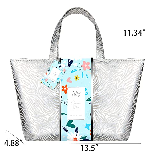 Lily Roy Luxury Relaxing Bath Spa Gift Set Include Shower Gel,Bubble Bath,Body Butter,Body Scrub,Face Wash,Jojoba Oil,Bath Salt,Shower Steamer,Bath Soap,Bath Bomb,Lip Balm,Bath Sponge,Konjac Puff,More #TOP1