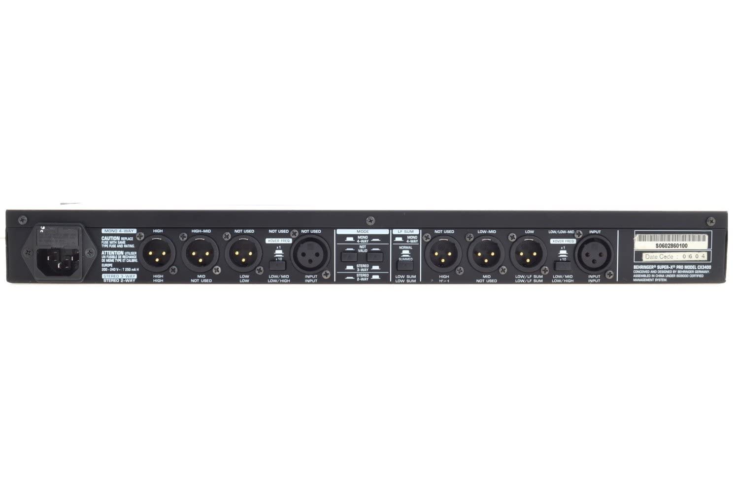 Amazon.co.jp: べリンガー SUPER-X PRO CX3400 : 楽器・音響機器