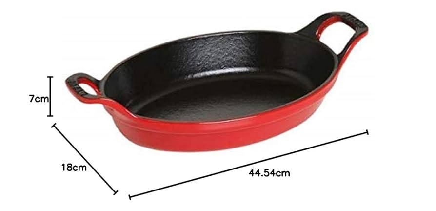 新品オーバル スタッカブル ディッシュ グレー 24cm ホーロー 鉄グラタン皿 Amazon｜staub ストウブ 「 オーバル スタッカブル ディッシュ