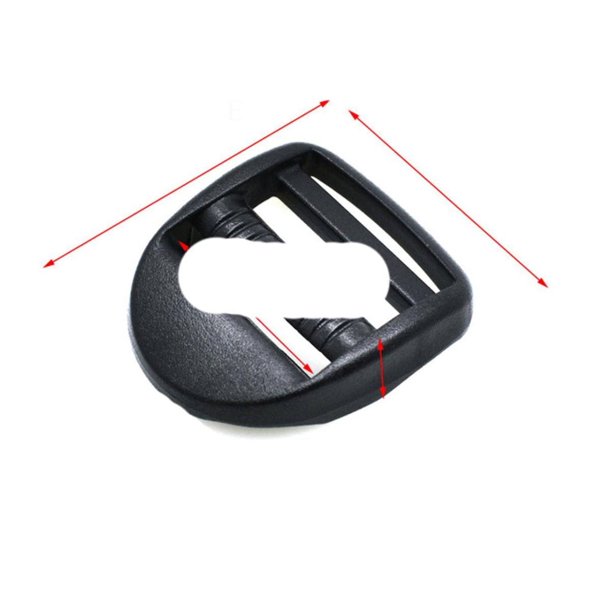 Cerradura de escalera de plástico deslizante hebilla ajustable para mochila táctica correas bolsa piezas Hardware-1000pcs, tamaño de la correa 25mm