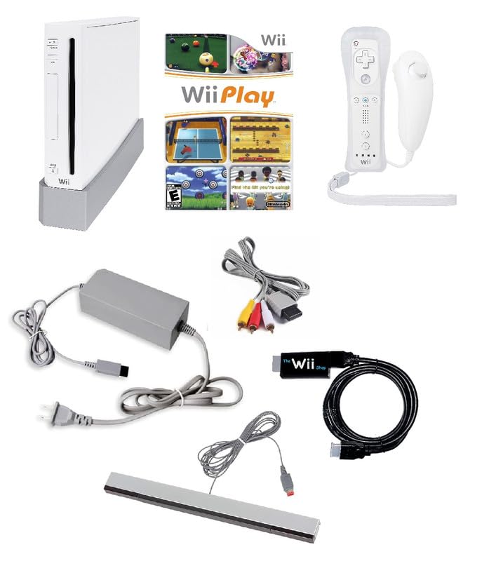 Image of Refurbished Wii Console Bundle with Wii Play Game -Smart TV Ready
