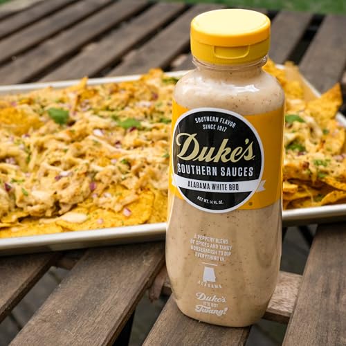 Image of Duke's Alabama Style White Southern Dipping Sauce - Tangy Vinegar & Horseradish, 14 Ounce (Pack of 1)