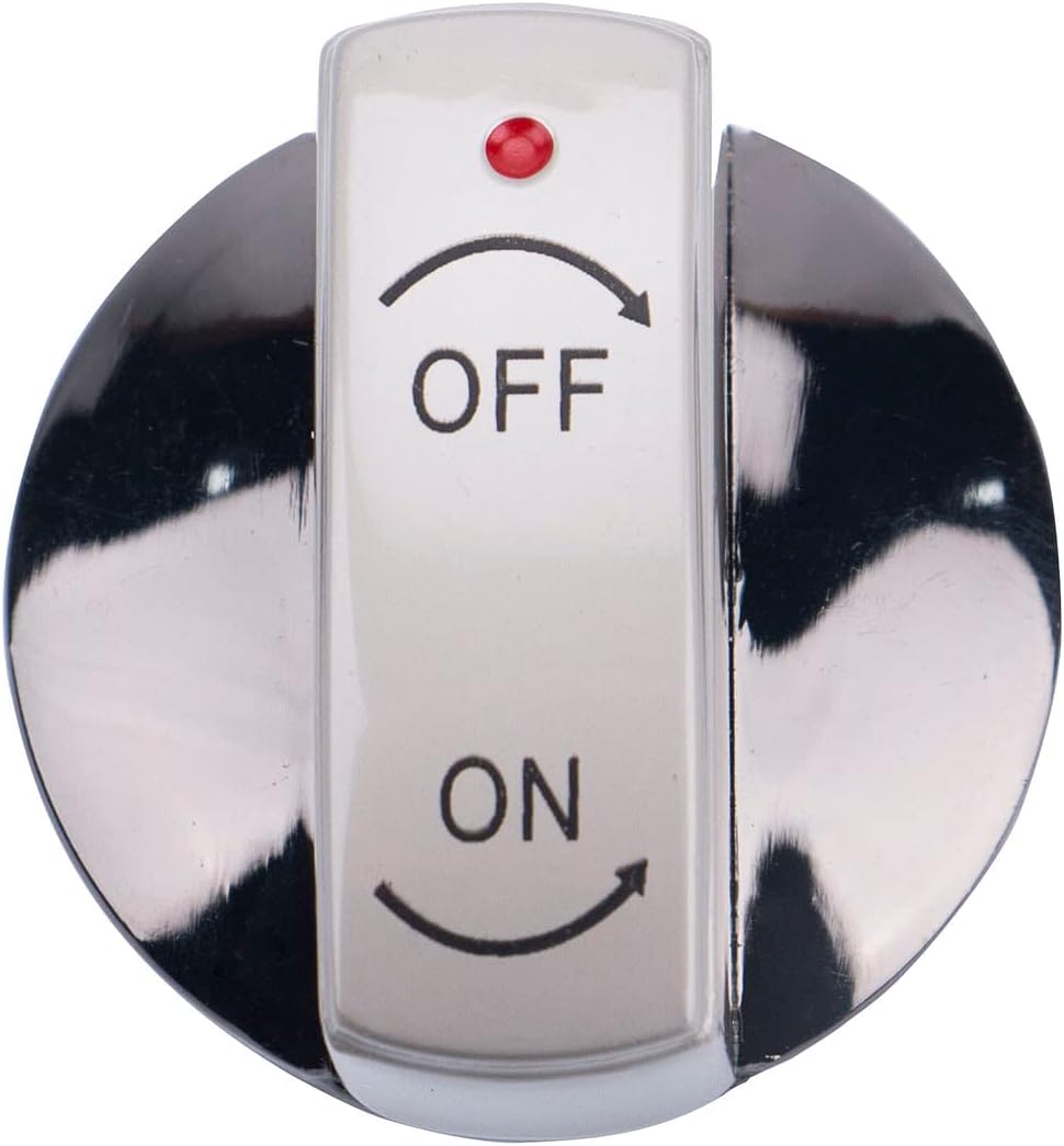 BAIDE HOME Propane Fire Pit Knobs, Reinforced Metal Gas Fire Pit Control Knobs, Gas