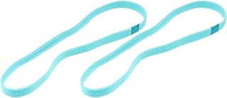 FUNOMOCYA Elástica Antideslizante para Yoga y Fútbol Cinta Pelo Unisex Transpirable Negra Banda de Cabeza Cómoda para Correr y Entrenamiento
