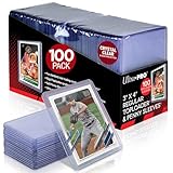 Ultra Pro 3' x 4' Toploaders and Clear Sleeves for Collectible Trading Cards (includes 100 toploaders and...