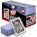 Ultra Pro 3" x 4" Toploaders and Clear Sleeves for Collectible Trading Cards (Includes 100 toploaders and 100 Sleeves)