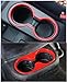 Opall 21PCS Interior Decoration Trim Kit Steering Wheel & Center Console Air Outlet Trim, Door Handle Cover Inner for Jeep Wrangler JK JKU 2011-2018 2 Door &4 Door (RED)…