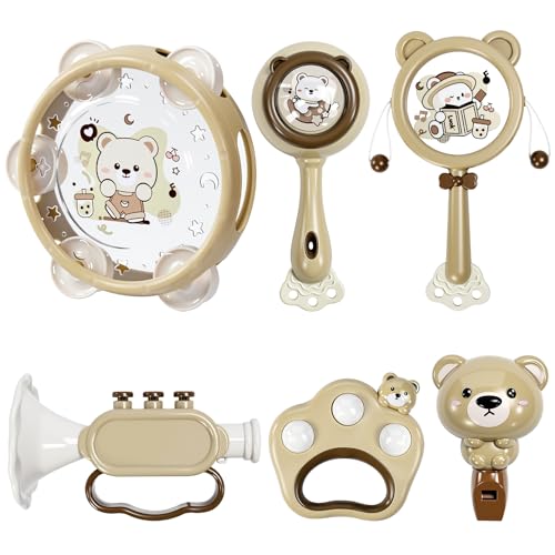 Baby Musical Toys for Toddlers 1-3: 6pcs Montessori Kids Musical