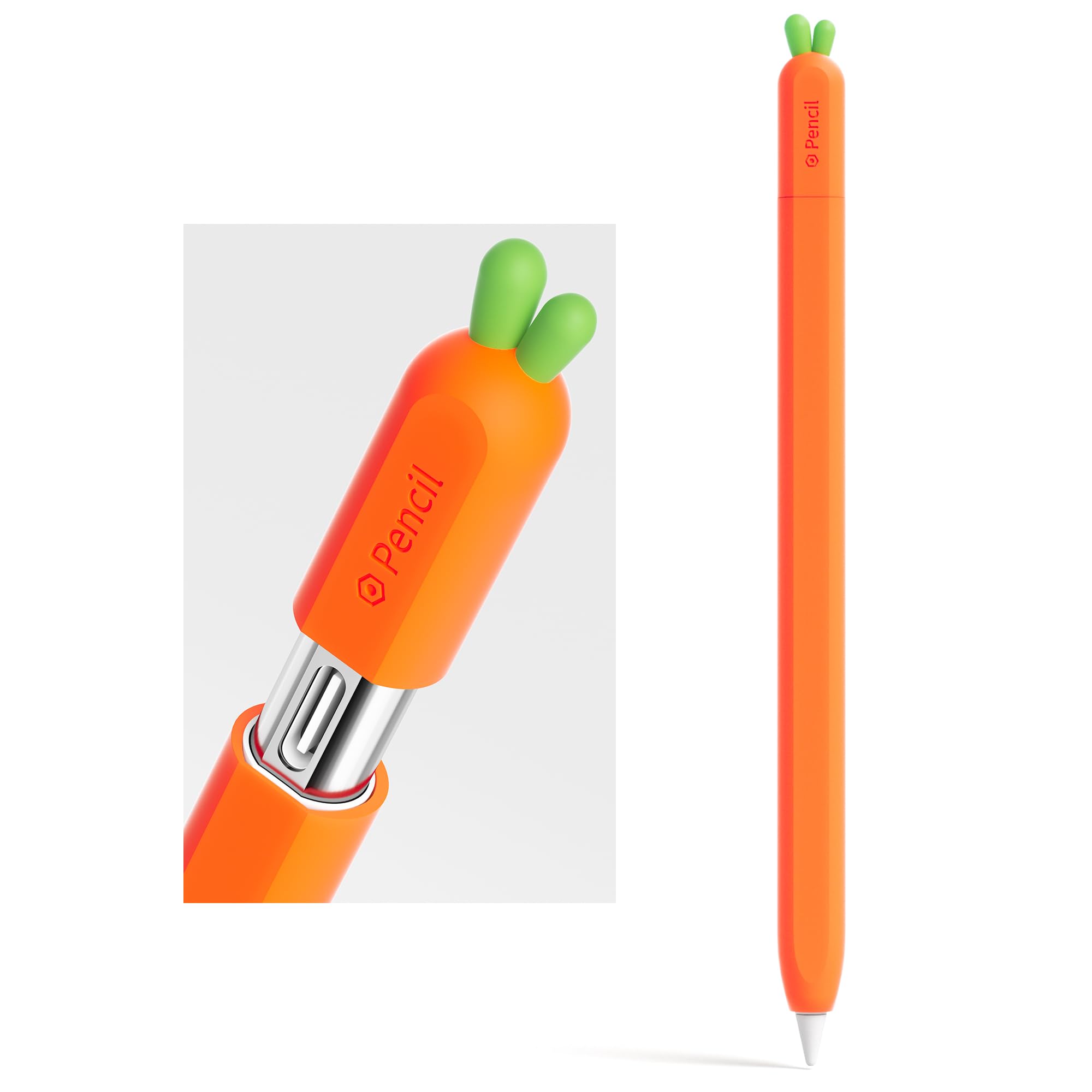 ELETIUO Apple Pencil (USB-C) ile Uyumlu Silikon Kılıf, Kapak